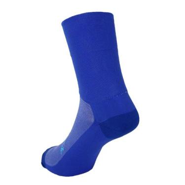 Imagem de Meia Ciclismo Mtb Speed Corrida Bike stan - T-SOCKS, 33 ao 37, Azul ro