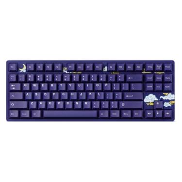 Imagem de DROP Teclado mecânico Expression Series Akatsuki Indigo TKL - Interruptores lineares amarelos Gateron - Teclas PBT Double-Shot - Retroiluminação LED - Roxo