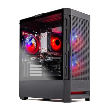 Imagem de Mini PC para jogos Skytech Blaze4, Intel i5 14400F 2,5 GHz (4,7GHz Turbo Boost), NVIDIA RTX 4060 Ti 8GB GDDR6X, SSD NVMe M.2 de 2TB, 16GB DDR5 RAM 5200, 650W Gold PSU, Wi-Fi, Win 11 Home