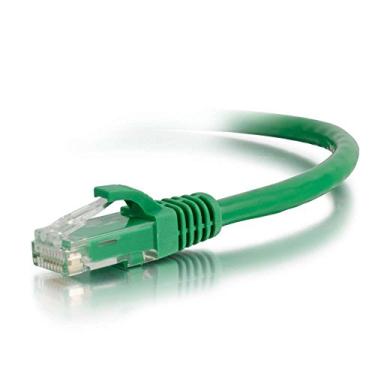 Imagem de C2G Cabo 27175 Cat6 - Cabo de rede Ethernet não blindado Snagless, verde (25 pés, 7,62 metros)