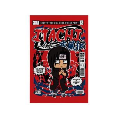 Imagem de Quadro Decorativo Canvas Chibi Itachi Naruto Anime Teen 75 x 50cm - De
