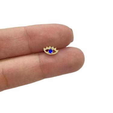 Imagem de Piercing Trágus Olho Grego Cartilagem - Rarasteel Piercing