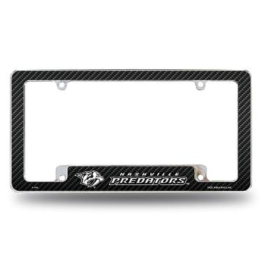 Imagem de Rico Industries NHL Nashville Predators Preto 30,48 cm x 15,24 cm Moldura de placa automotiva para carro/caminhão/SUV
