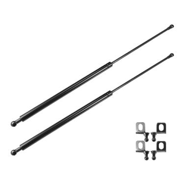 Imagem de X AUTOHAUX 2 peças de suporte de elevação do capô dianteiro, amortecedores, mola a gás para Honda CIVIC 8th (FA/FD/FG/FK/FN) 2005-2011 Preto