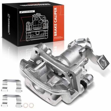 Imagem de A-Premium Conjunto de pinça de freio a disco com suporte compatível com modelos selecionados Kia - Soul 2014 2015 2016 2017 2018 - L4 1.6L/2.0L - Lado traseiro direito do passageiro