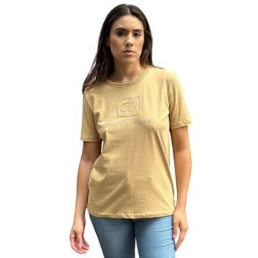 Imagem de Camiseta Comfort Feminina Alto Relevo CJ Colcci Jeans-Feminino