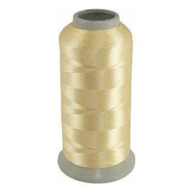 Imagem de Linha Bordar 100% Poliéster 120g Cone 4000m Cor Perolados - Qian Suo, 