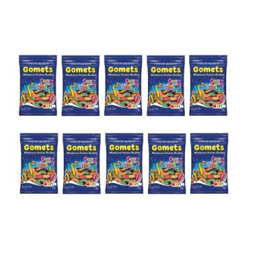 Imagem de Kit c/10un Minhocas Ácidas Gomets 100g  - Dori