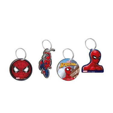 Imagem de Chaveiro Homem-Aranha em MDF - 1 unidade Pct. c/ 4 unds. - Festcolor -