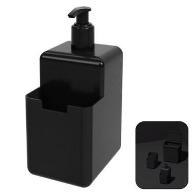 Imagem de Dispenser Porta Detergente Líquido Esponja Organizador Cozinha Single 