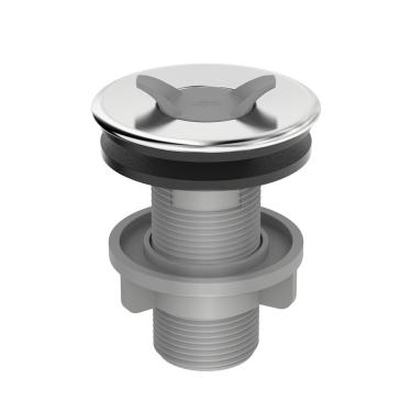 Imagem de Válvula para Lavatório 7/8" com Acabamento em Aço Inoxidável Censi