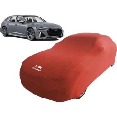Imagem de Capa De Tecido Para Cobrir Carro Audi Rs6 - Mz, Vermelha