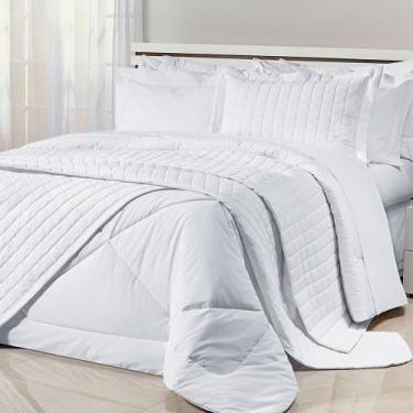 Imagem de Cobre Leito Colcha Casal Queen Glass Tecido Percal 200 Fios Algodão 03