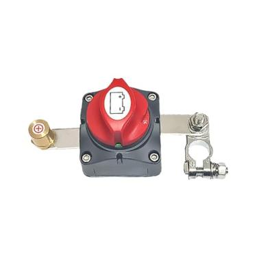 Imagem de Bateria desligada, desconexão da bateria, Chaves seccionadoras portáteis 12-48V, Bateria de carro à prova d'água desligada, economia de bateria, desconexão automática da bateria para caminhão RV de ba