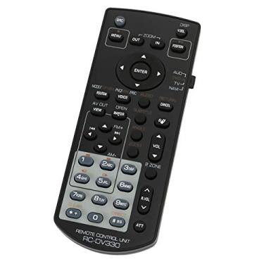 Imagem de Aiditiymi RC-DV330 controle remoto de substituição para receptor de carro Kenwood GPS sistema de navegação monitor com receptor de DVD DNX7000EX DDDX714 DNX7140 DDX7034B