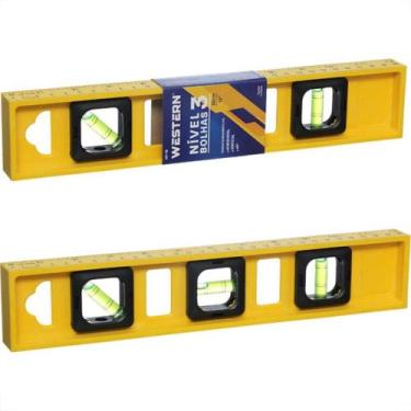 Imagem de Nivel De Plastico Western 12'' 3 Bolhas Ht-12 - Marca não Definida