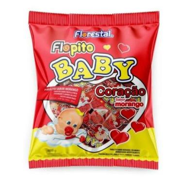 Imagem de Pirulito baby coracao morango c/50 *cp03 - Fabricante Padrão