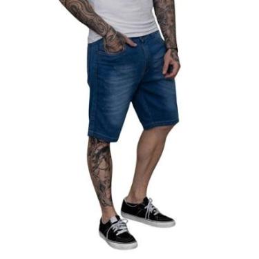 Imagem de Bermuda Masculina Jeans Comfort Fashion Estilo Moderno-Masculino