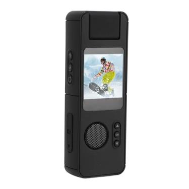 Imagem de Gravador de Vídeo Vestível HD 1080P, Câmera de Bolso Com Lente Giratória de 180 Graus, Clipe Traseiro Magnético, Rosca de 1/4 de Polegada, para Civis, Aplicação da Lei