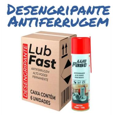 Imagem de Lubfast Protetivo Desengripante Spray 300ml Óleo C/ 6 - Aeroflex