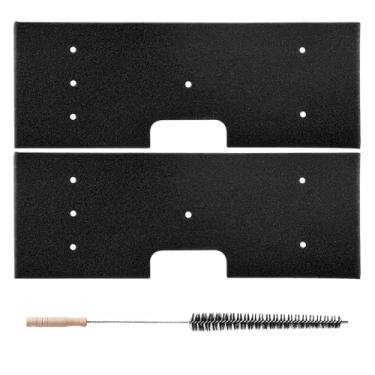 Imagem de WH01X35719 Filtro de fiapos compatível com filtro de espuma combo de lavadora e secadora de perfil Ge para PFQ97HSPV0DS Combo filtro de máquina de lavar e secar com escova de fiapos (1 escova de cabo