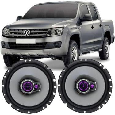 Imagem de Kit Alto Falante Pioneer Porta Dianteira Vw Amarok 100w Par, Preto