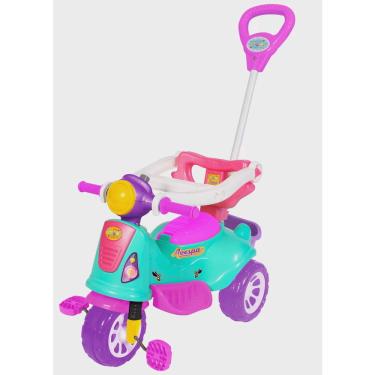 Imagem de Carrinho De Passeio Ou Pedal Infantil Triciclo Avespa - Maral - Pink