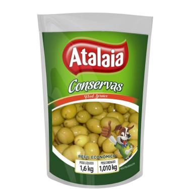 Imagem de Azeitona Verde Atalaia Arauco Argentina c/ Caroço 20/24 1kg