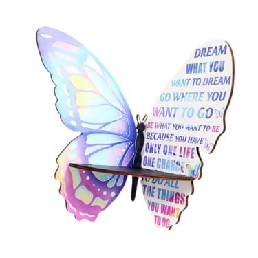 Imagem de Bothyi Butterfly Corner Shelf rack versátil decorativo prático exibir parede de parede Deor para brinquedos da sala do quarto, 23.5cmx25cm