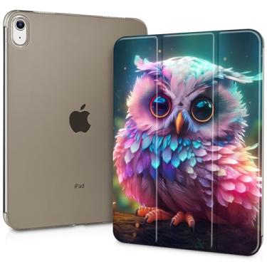 Imagem de Tuiklol Capa para iPad de 11 polegadas A16 2025 geração 11ª / iPad 11 polegadas 2022 10ª geração, suporte para lápis embutido com capa à prova de choque PC capa traseira transparente transparente auto