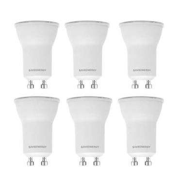 Imagem de 6 Lâmpada Led Mini Dicróica 4W Mr11 GU10 Save Energy