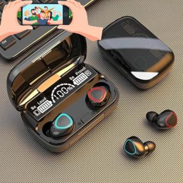 Imagem de Fones de ouvido sem fio Ture Bluetooth V5.3, controle de toque total M10 TWS, microfone integrado, qualidade de som envolvente, fone de ouvido com conexão automática