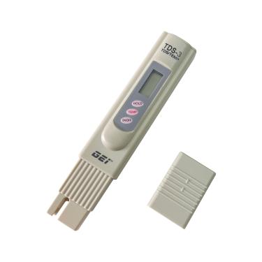 Imagem de GEIparts Medidor digital TDS Testador de água, medidor de qualidade de água PPM faixa de medição 0-9999ppm, ideal para água potável, piscina, aquários, hidroponia