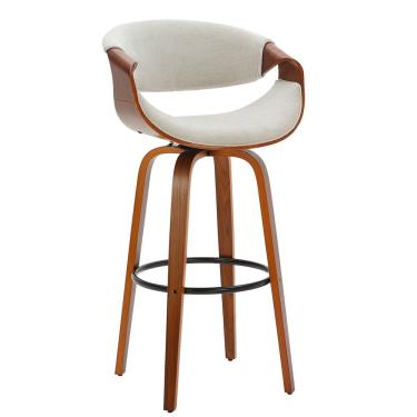 Imagem de Banqueta Nicole Cinza