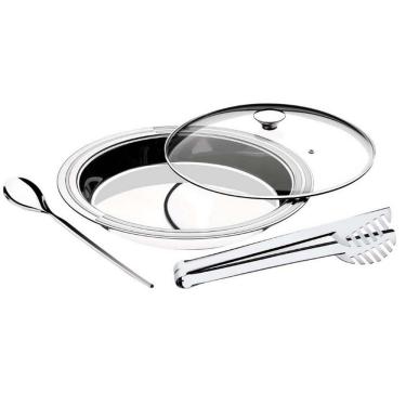 Imagem de Jogo Para Servir Saladas E Massas Tramontina Ciclo - 3 Peças Inox