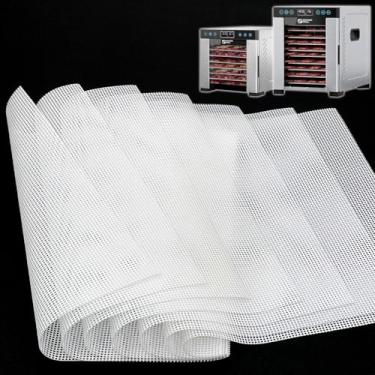 Imagem de GUCUJI Folhas desidratadoras de silicone para Magic Mill MFD-7700 e MFD-1098, antiaderentes, sem BPA, pacote com 7 (tapetes de malha premium reutilizáveis para desidratadores de alimentos)