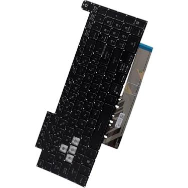 Imagem de NA Teclado De Substituição Com Retroiluminação Deal4Go Para Asus Fx507 Fa507 Fx707 Fa707 Tuf507 Fx507Zm-Es74 Fa507Rm-Es73 - Preto, 15,6 Polegadas, V210861A2Us