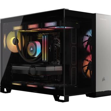Imagem de Corsair Vengeance a5100 PC para jogos – CPU AMD Ryzen 7 7800X3D resfriada a líquido – GPU NVIDIA GeForce RTX 5080 – 32GB Dominator Titanium RGB DDR5 Memory – SSD M.2 de 2 TB – Preto