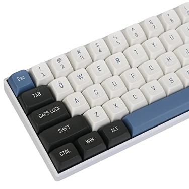 Imagem de Guffercty kred Conjunto de teclas personalizadas de 160 teclas CSA PBT em forma de bola dupla com barra de espaço de 6,25 u/7u para layout ANSI e ISO Cherry MX Gateron Kailh Switches(Arctic-CSA)
