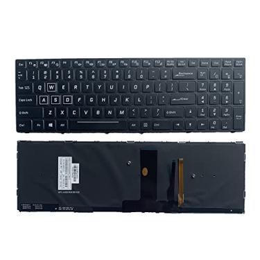 Imagem de Siakoocty Teclado Retroiluminado Colorido Para Laptop, Layout Americano, Clevo N850 N855Hj1 N857Hj1 N870Hj1 N850Hp6 N870Hp6 Cvm15F23Usj4309 6-80-N85H0-011-1 Cvm15F23Usj430B Cvm15F2300J430M 6-80-N85H