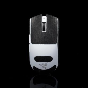 Imagem de Hokeyio Fita aderente para Razer Viper V3 Pro - antiderrapante, controle aprimorado, resistência ao suor, melhora a aderência FPS para jogos e proteção do mouse [pré-corte] preta