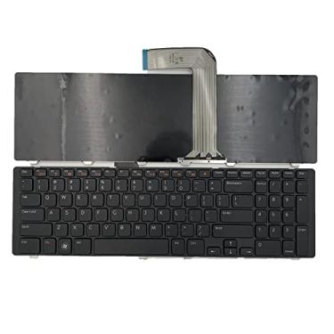 Imagem de LXDDP Teclado De Substituição Para Laptop Com Layout Americano Dell 17R N7110 L701X L702X 5720 7720 Xps 17 3750 Moldura Preta