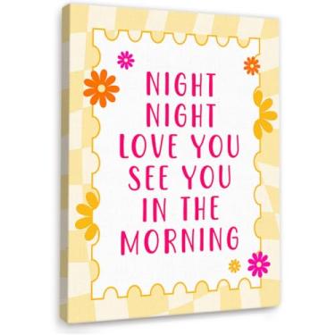 Imagem de YEOION Arte de parede noturna para decoração de parede de escritório, citações positivas, decoração de parede para sala de aula e escola