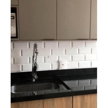 Imagem de Placa Decorativa Tijolinho Flexivel Revestimento Rustico Retrô Moderno