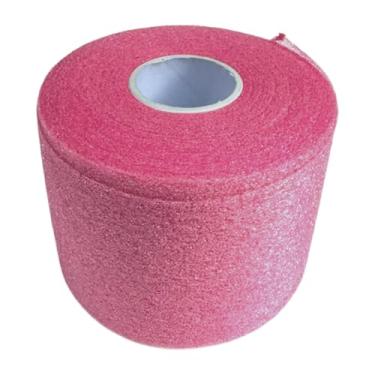 Imagem de Tachiuwa Filme de almofada para aderência de badminton, 60mm * 20m, fita para aderência de raquete de tênis, filme de apoio para cabo de raquete, ROSA