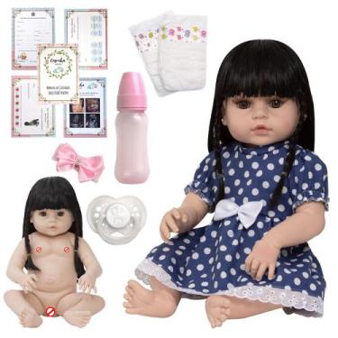 Imagem de Bebê Reborn Menina Realista Baby Alive Completa Vários Itens - Cegonha