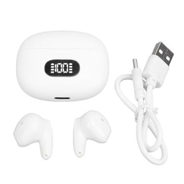 Imagem de Dispositivo de tradução instantânea Som estéreo Earbuds Comunicação multilíngue em tempo real para estudo de viagens Plástico construído em bateria 350mAh (Branco)