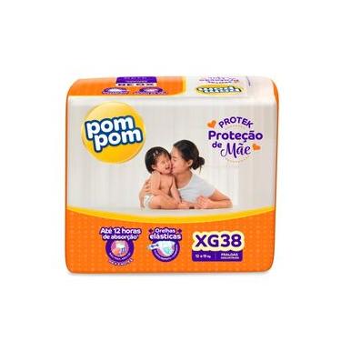 Imagem de Fralda Pom Pom Derma Protek Proteção De Mãe Mega XG Com 38un