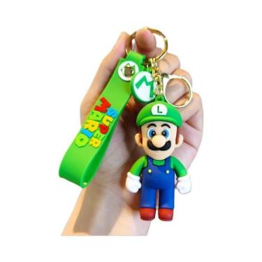 Imagem de Chaveiro 3D Super Mario Bros Para Crianças, Pingente De Bolsa Escolar,