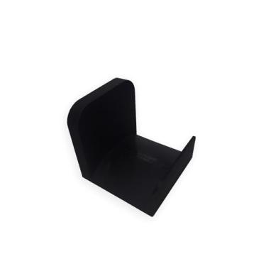 Imagem de Suporte de Parede/Desktop para Fone de Ouvido com Fita Dupla Face, Resina Alta Resistência, Preto